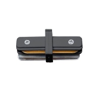 Соединитель для шинопроводов прямой внутренний Volpe UBX-Q122 G11 BLACK 1 POLYBAG UL-00006050  фото, kupilegko.ru