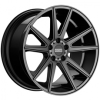 Литые колесные диски FONDMETAL STC10 Matt Titanium 8x19 5x108 ET45 D75 Серый тёмный матовый (STC10 8019455108YTE1)  фото, kupilegko.ru