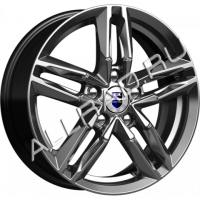 Литые колесные диски КиК (K&K) Sayan (КС731) 6x16 5x100 ET38 D57.1 Серый тёмный глянцевый (76655)  фото, kupilegko.ru