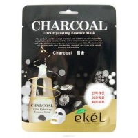 Тканевая маска с древесным углем Ekel  фото, kupilegko.ru