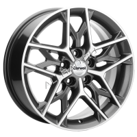 Литые колесные диски Carwel Сошно 1709 (Octavia) 7x17 5x112 ET49 D57.1 Серый с полированной лицевой частью (32726)  фото, kupilegko.ru