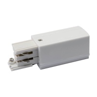 Ввод питания для шинопровода правый Uniel UBX-A01 White 09735  фото, kupilegko.ru