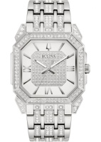 Японские наручные мужские часы Bulova 96A285. Коллекция Crystal Octava  фото, kupilegko.ru