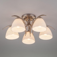 Потолочный светильник Eurosvet 30121/5 сатин-никель  фото, kupilegko.ru