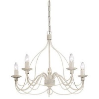 Подвесная люстра Ideal Lux Corte SP5 Bianco Antico 005881  фото, kupilegko.ru