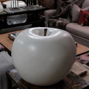 Apple White Скульптура Super Extra Gardeco  фото, kupilegko.ru