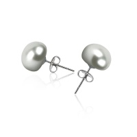 Серьги серебро, сережки серебро, жемчуг, NP1540  фото, kupilegko.ru