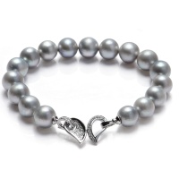 Браслет серебро, жемчуг, NP672  фото, kupilegko.ru