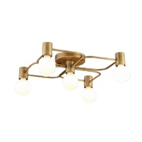 Потолочная люстра Italline Vega PL 6088/5 bronze  фото, kupilegko.ru