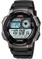Японские наручные мужские часы Casio AE-1000W-1B. Коллекция Digital  фото, kupilegko.ru
