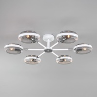 Потолочная люстра Eurosvet Gallo 70121/6 белый  фото, kupilegko.ru