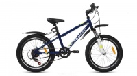 Велосипед UNIT 20 2.2 (20" 6 ск. рост 10.5") 2020-2021, темно-синий/белый, RBKW11N06003 Forward  фото, kupilegko.ru