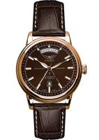 Швейцарские наручные мужские часы Aviator V.3.20.2.226.4. Коллекция Douglas Day-Date  фото, kupilegko.ru