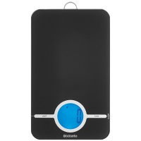 Цифровые кухонные весы Brabantia тёмно-серый  фото, kupilegko.ru