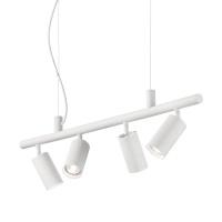 Подвесная люстра Ideal Lux Dynamite SP4 Bianco 231372  фото, kupilegko.ru