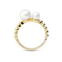 Серебряное кольцо, серебро, жемчуг, NP3792  фото, kupilegko.ru