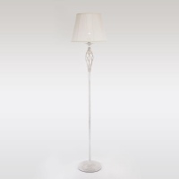 Торшер Eurosvet 01003/1 белый с золотом  фото, kupilegko.ru