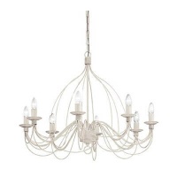Подвесная люстра Ideal Lux Corte SP8 Bianco Antico 005898  фото, kupilegko.ru