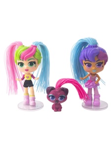 Куклы Хейли и Келли с питомцем (щенком) Кёрли гёрлс 54495 GU  фото, kupilegko.ru