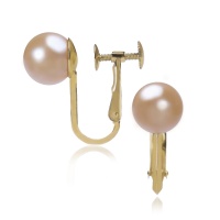 Клипсы серебро, жемчуг, NP4299  фото, kupilegko.ru