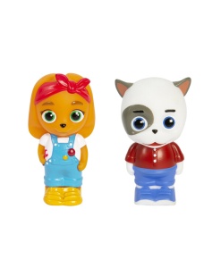 Игровой набор для ванной Кошечки-Собачки Викки и Жоржик 81455 GU  фото, kupilegko.ru