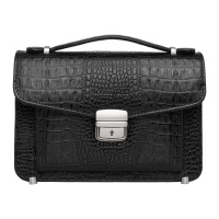 Барсетка Clark Black Caiman Lakestone 543 LS  фото, kupilegko.ru