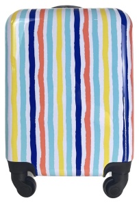 Пластиковый чемодан на колесах средний, размер M Airport 109870 AU  фото, kupilegko.ru