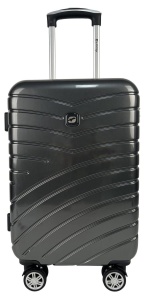 Пластиковый чемодан на колесах с кодовым замком большой, размер L Airport 692736 AU  фото, kupilegko.ru