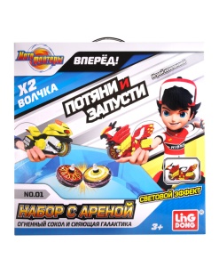 Набор боевых мотоциклов с ареной "Галактика и Сокол" 108991 GU  фото, kupilegko.ru