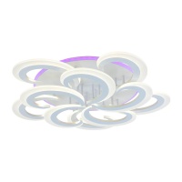 Потолочная светодиодная люстра Profit Light 8462/5+5A WHT  фото, kupilegko.ru