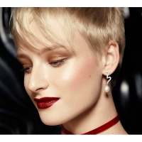 Серьги серебро, сережки серебро, жемчуг, циркон, NP928  фото, kupilegko.ru