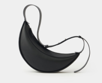 Кожаная сумка банан женская ASKENT S.88/1.bs.VV1633-BL  фото, kupilegko.ru