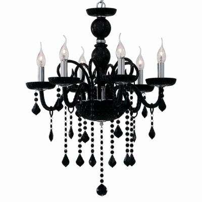 Подвесная люстра Ideal Lux Giudecca SP6 Nero 032504  фото, kupilegko.ru