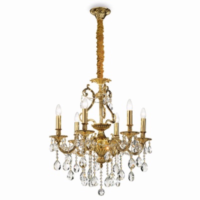 Подвесная люстра Ideal Lux Gioconda SP6 Oro 060507  фото, kupilegko.ru