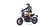 Мотоцикл Scrambler Ducati Desert Sled с мотоциклистом 8709 GU  фото, kupilegko.ru