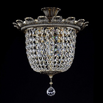 Потолочный светильник Artglass Artemis II. Brass Antique CE  фото, kupilegko.ru