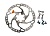 Ротор дискового тормоза, RT66, 180 мм, 6 болтов, SHIMANO, CBF000000120 Shimano  фото, kupilegko.ru