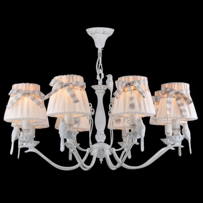 Подвесная люстра Maytoni Bird ARM013-08-W  фото, kupilegko.ru