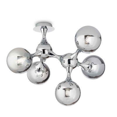 Потолочная люстра Ideal Lux Nodi Pl5 Cromo 200484  фото, kupilegko.ru