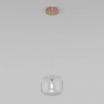 Подвесной светильник Eurosvet Jar 50129/1 золото  фото, kupilegko.ru