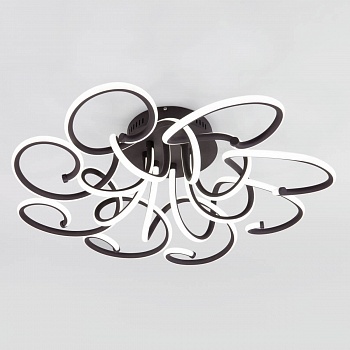 Потолочный светильник Eurosvet 90136/8 чёрный кофе  фото, kupilegko.ru