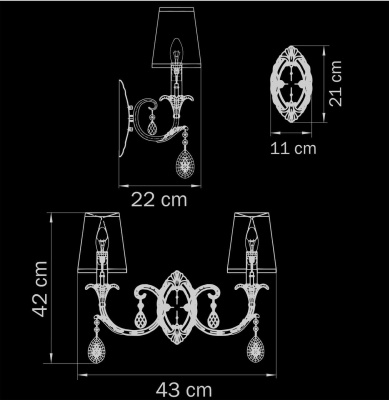 Бра, светильник настенный накладной Lightstar 691622  фото, kupilegko.ru