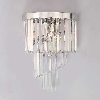 Настенный светильник Newport 31103/A nickel left М0063332  фото, kupilegko.ru