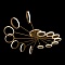 Потолочная светодиодная люстра Loft IT 10164L Gold  фото, kupilegko.ru