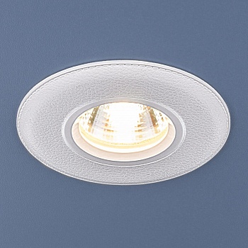 Встраиваемый светильник Elektrostandard 107 MR16 WH белый 4690389076220  фото, kupilegko.ru