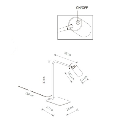 Настольная лампа Nowodvorski Mono 7713  фото, kupilegko.ru
