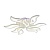 Потолочная светодиодная люстра Profit Light 8461/6+3 WHT  фото, kupilegko.ru