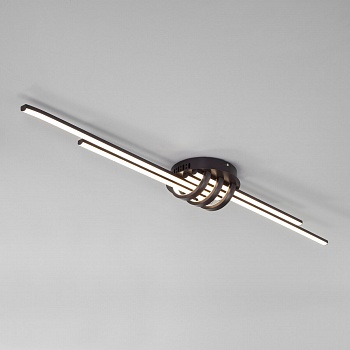 Потолочный светодиодный светильник Eurosvet Skyline 90243/4 кофе  фото, kupilegko.ru