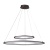 Подвесная светодиодная люстра Gerhort G61315/2CF CL  фото, kupilegko.ru