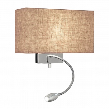 Настенный светильник Ideal Lux Hotel AP2 Canvas 103204  фото, kupilegko.ru